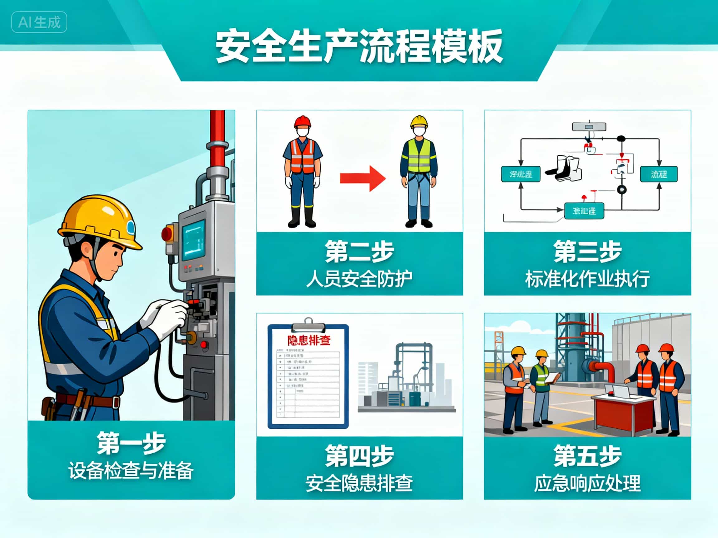 安全生产模板教程 | 洛瑶教程网