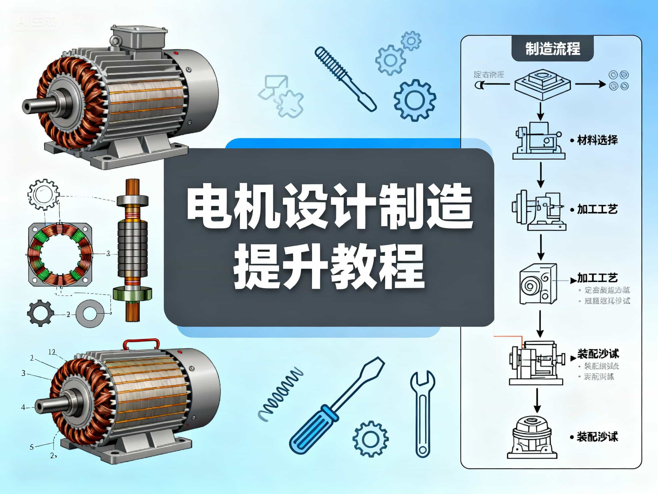 电机学习提升教程 | 洛瑶教程网