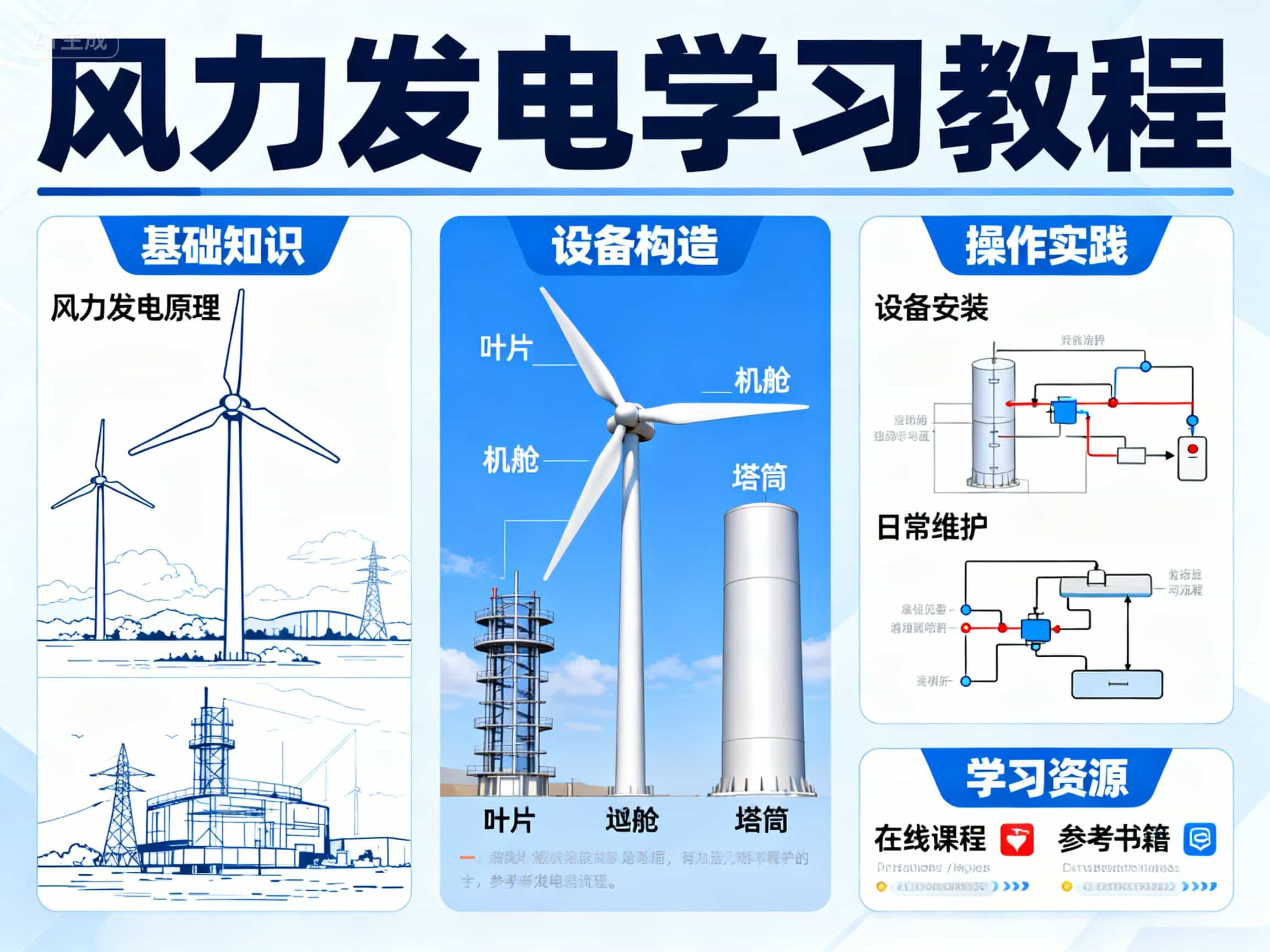 风力发电机学习教程 | 洛瑶教程网